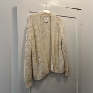 Abercrombie White Knitted Cardigan